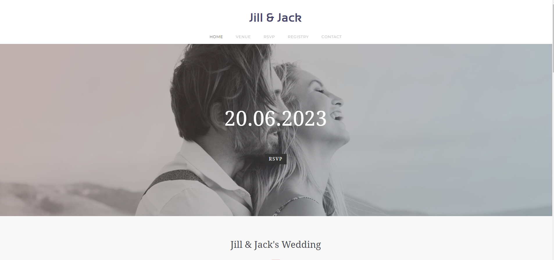 Wedding Website